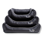 NapZZZ Divan Eco - Lederlook zwart