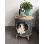 Hocker Kattenmand Rondo - Grijs