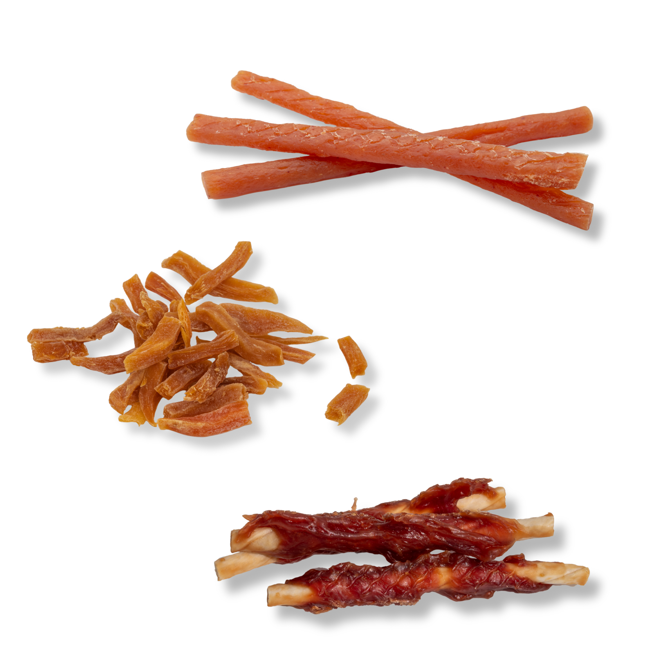 De Napzzz Fun Mix losse snacks voorbeeld van collageen sticks met Eend, Kipstick en Zoete Aardappel is een uitgebalanceerde voordeelverpakking met drie heerlijke en voedzame hondensnacks: de Collageen Bar met Eend, Kipstick en Zoete Aardappel Snack. Extra voordelig. 