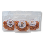 Napzzz Hondensnack – Zoete Aardappel – 3x350g. Een plantaardige traktatie en verantwoorde keuze voor iedere hond
De Napzzz Zoete Aardappel Snack is een 100% vegetarische hondensnack die perfect past binnen een evenwichtig dieet